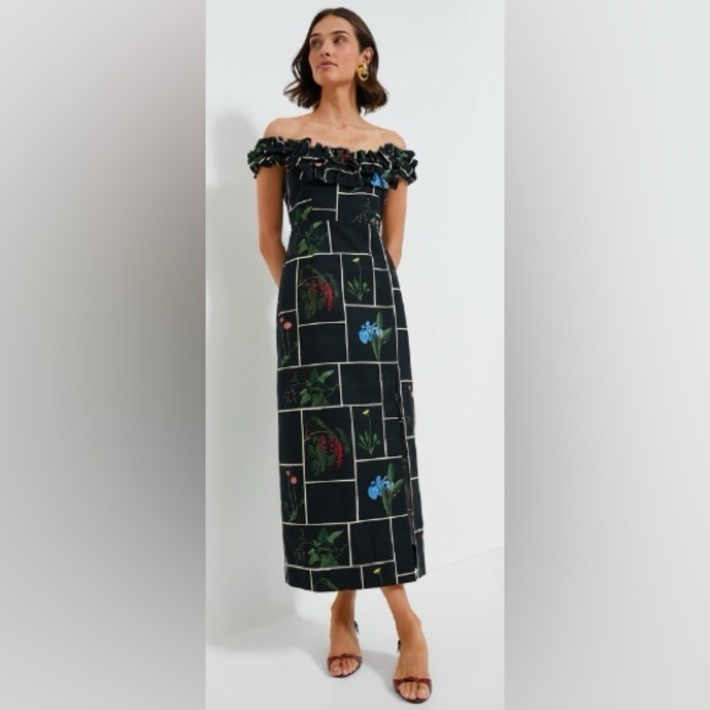 Tuckernuck Women's Black Fresher Buds Suze Dress, Size 10